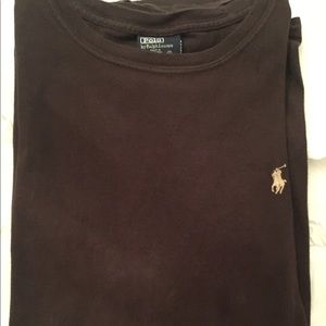 Brown polo t shirt